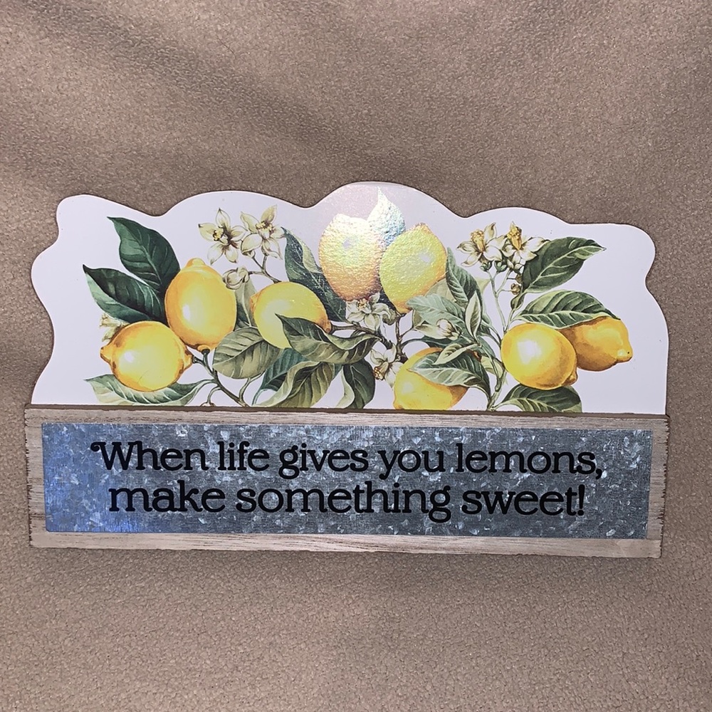 Lemon freestanding sign